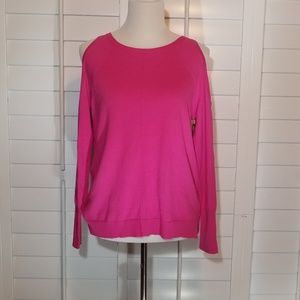 VINCE CAMUTO Cold Shoulder Long Sleeve Sweater.
